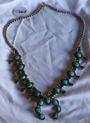 STERLING SILVER AND TURQUOISE