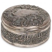 STERLING SILVER ART NOUVEAU JE