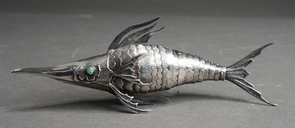 STERLING SILVER ARTICULATED MARLIN,
