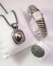 STERLING SILVER ASSEMBLED THRE