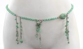 STERLING SILVER AVENTURINE BEA