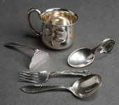 STERLING SILVER BABY CUP AND F