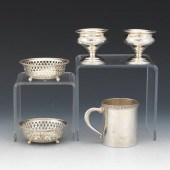 STERLING SILVER BABY CUP, PAIR