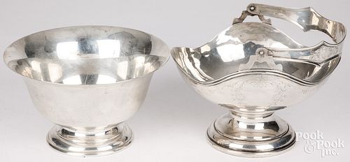 STERLING SILVER BASKET AND