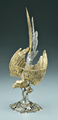 Sterling silver bird, parrot on