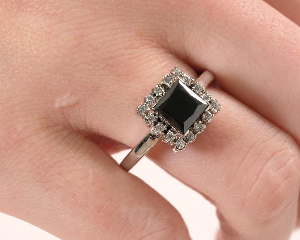 STERLING SILVER BLACK & WHITE