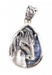 STERLING SILVER BLUE SODALITE