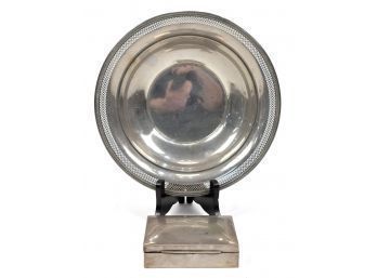 Sterling silver bowl 10” dia, 6.5
