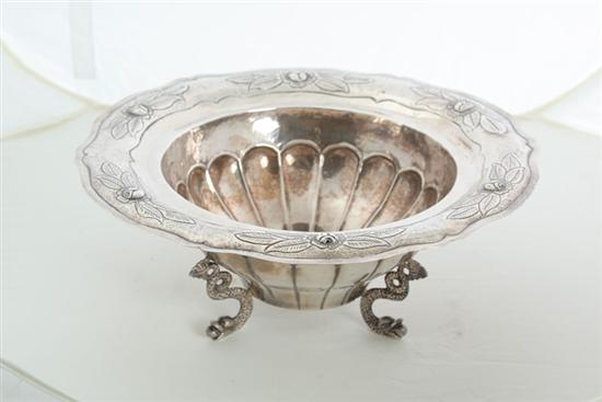 STERLING SILVER BOWL.  Mexico  20th