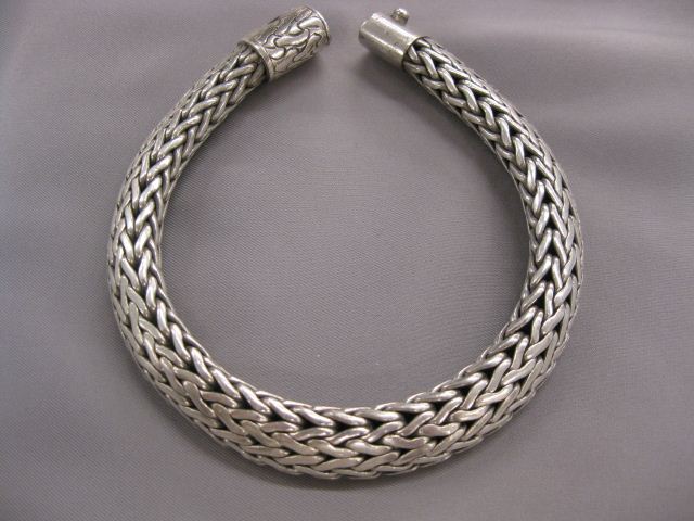 Sterling Silver Bracelet 1/2'' wide