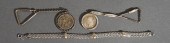 STERLING SILVER BRACELET AND P