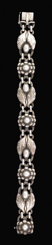 Sterling silver bracelet, Geor