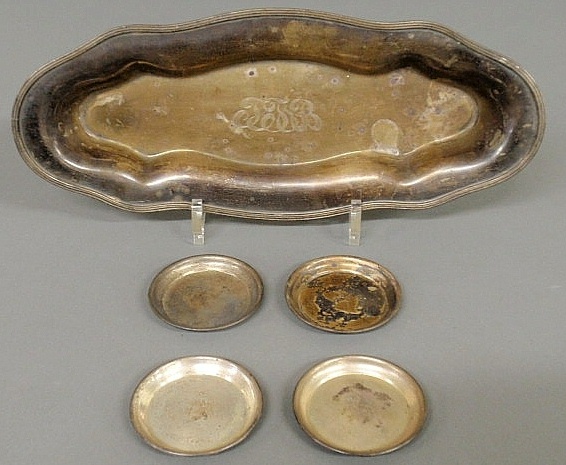 Sterling silver bread tray