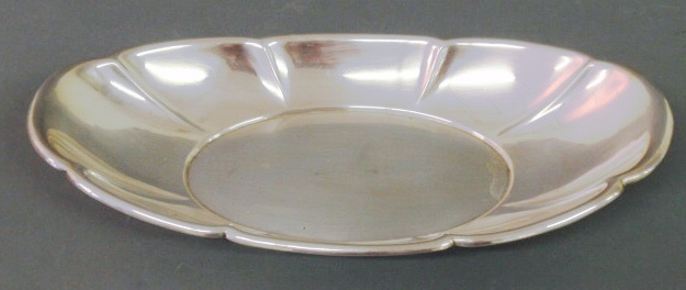 Sterling silver bread tray by