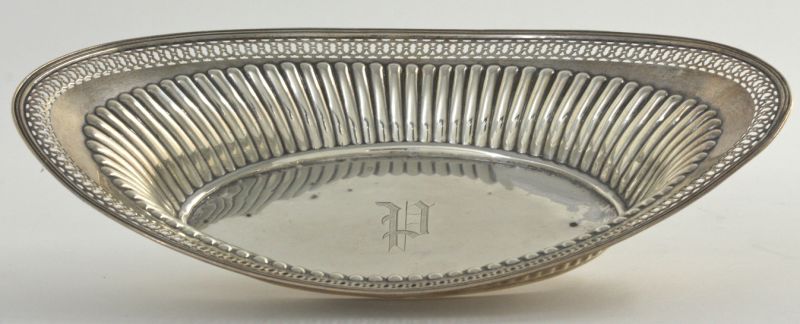 Sterling Silver Bread Trayreeded