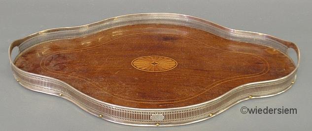 Sterling silver breakfast tray with