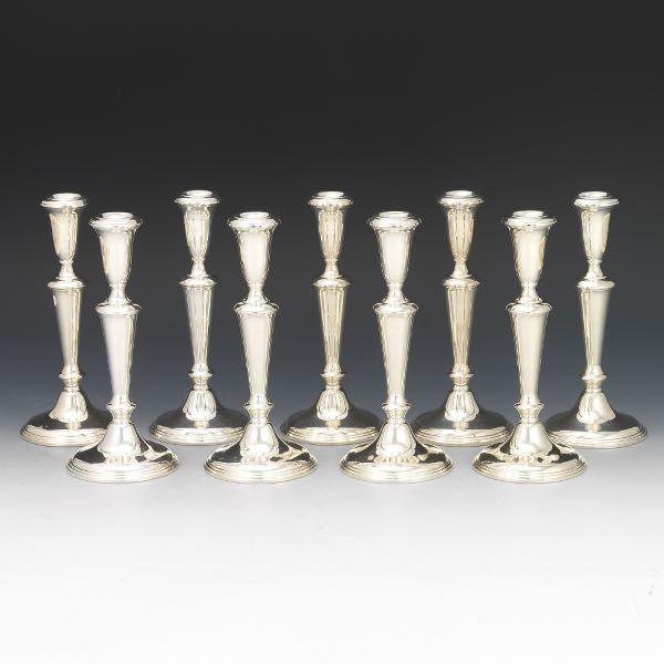 STERLING SILVER CANDLESTICKS BY