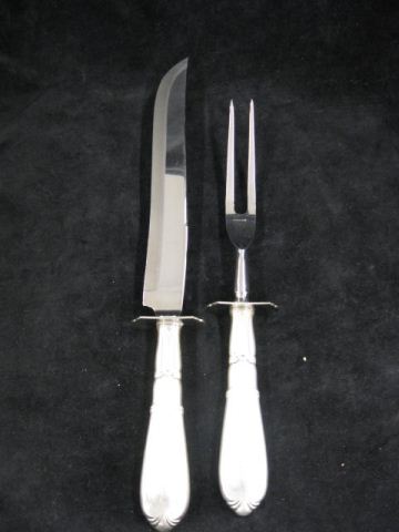Sterling Silver Carving Set 13''