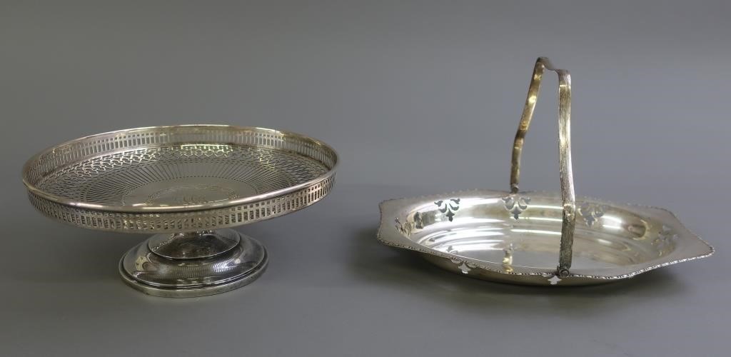 Sterling silver centerpiece dish, 3
