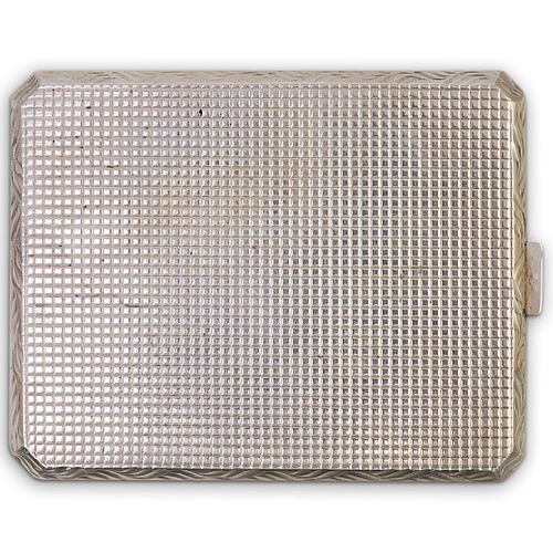STERLING SILVER CHECKERED CIGARETTE