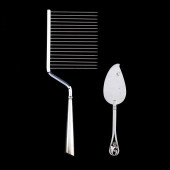 STERLING SILVER CHEESE KNIFE A
