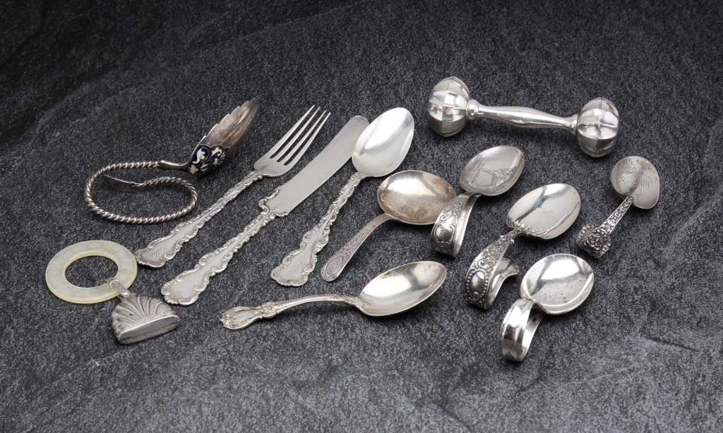STERLING SILVER CHILDREN UTENSILS