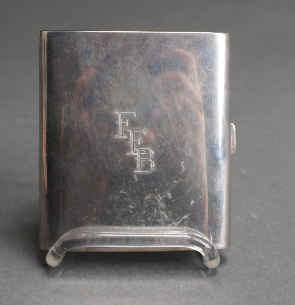 STERLING SILVER CIGARETTE CASE, 4.7