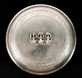 STERLING SILVER CIRCULAR BOX W