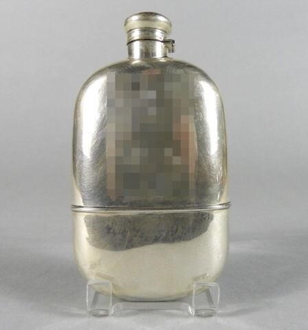 STERLING SILVER CLAD GLASS POCKET