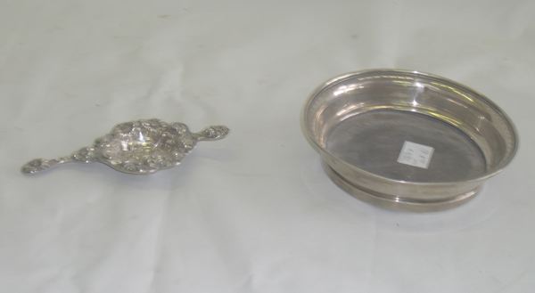 Sterling Silver Coaster and Tea