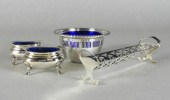 STERLING SILVER & COBALT GLASS