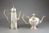 STERLING SILVER COFFEE POT AND