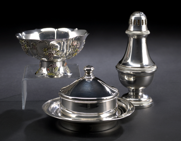 Sterling Silver Covered Butter