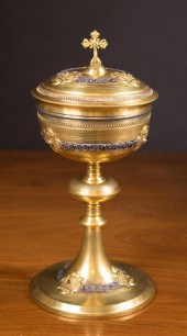 STERLING SILVER COVERED CIBORI