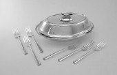 STERLING SILVER COVERED DISH A