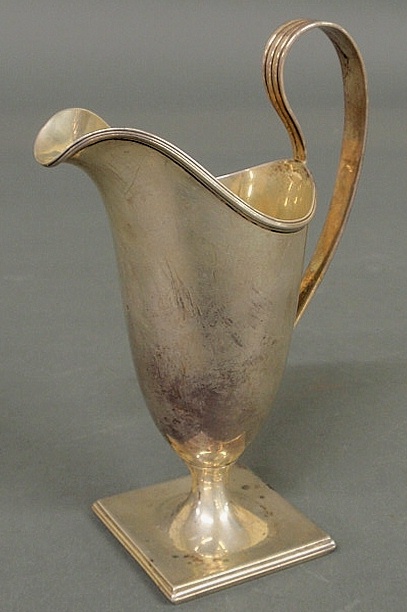 Sterling silver creamer J.E.