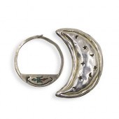 STERLING SILVER CRESCENT MOON