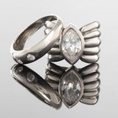 STERLING SILVER CUBIC ZIRCONIA