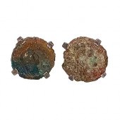 STERLING SILVER CUFFLINKS WITH