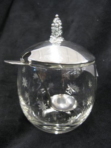 Sterling Silver & Cut Crystal Jelly