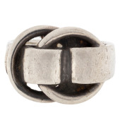 STERLING SILVER DEUX ANNEAUX R