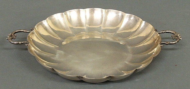 Sterling silver dish with