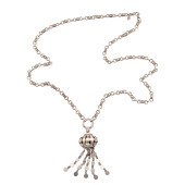 STERLING SILVER "DOT" NECKLACE