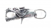 STERLING SILVER DRAGON KEYCHAI