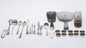 STERLING SILVER DRESSER SET AN