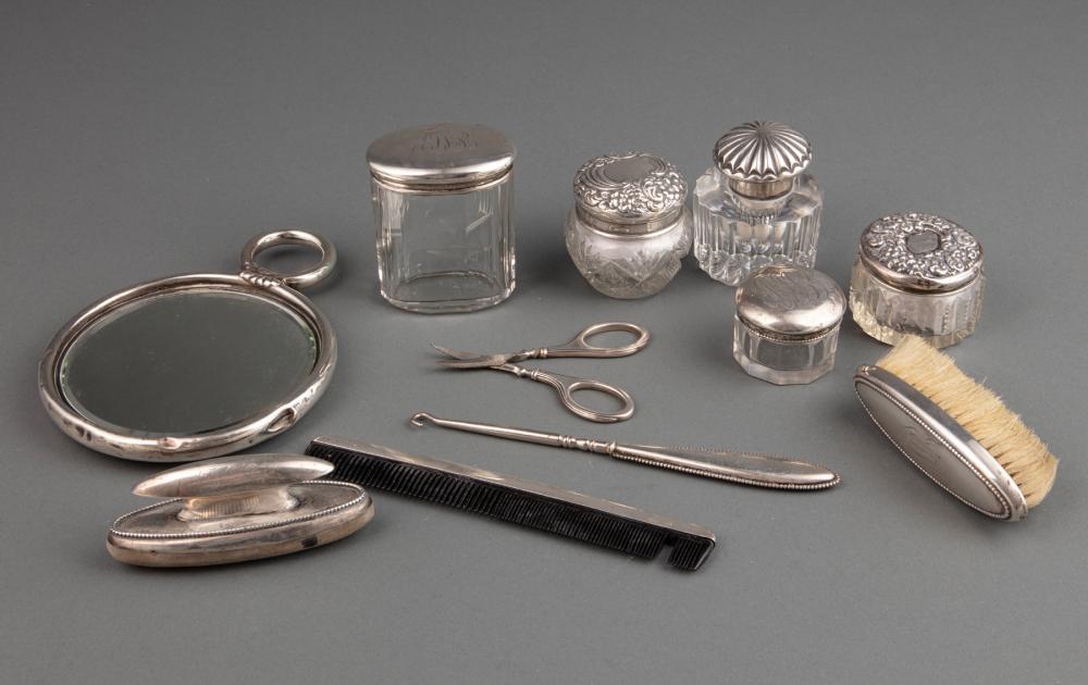 STERLING SILVER DRESSING TABLE