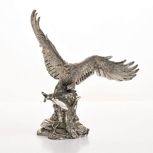 STERLING SILVER EAGLE STATUE