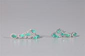 Sterling silver earrings with