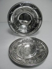 Sterling silver embossed bowl