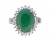 STERLING SILVER, EMERALD, COLO